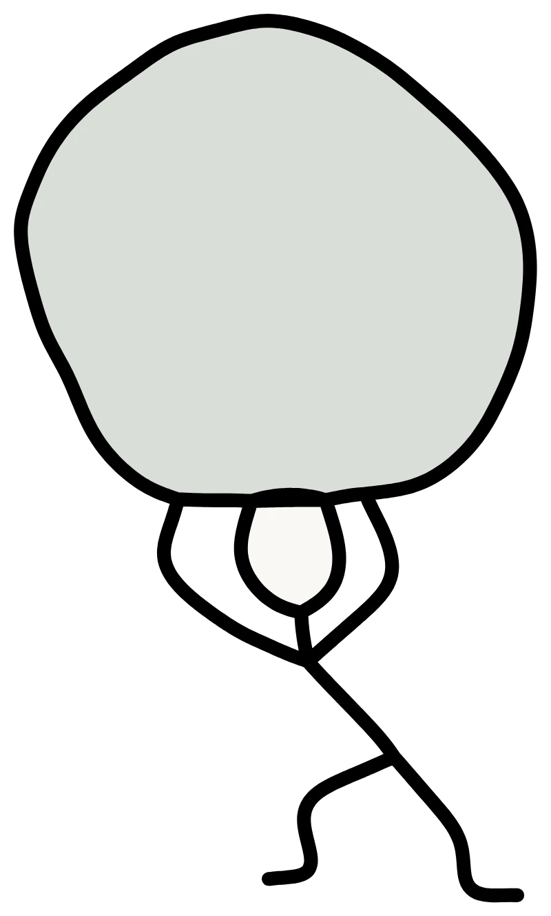 A hand-drawn stick figure in a wide stance holding up a huge tinted boulder over its head